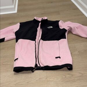 The North Face Kids Two-Tone Pink and Black Puffer Jacket
